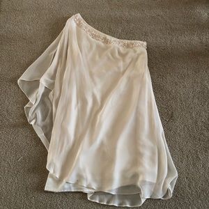 One Shoulder Cocktail Dress With Beading